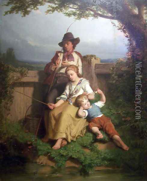 Daydreaming Oil Painting - Theodore Gerard