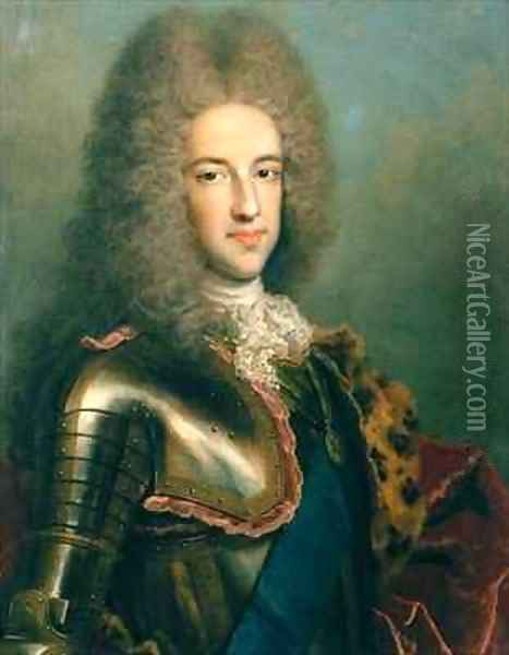 Portrait of James Francis Edward Stewart 1688-1766 Oil Painting - Antonio David
