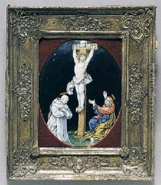 The Crucifixion Oil Painting - Jacques Laudin the Younger