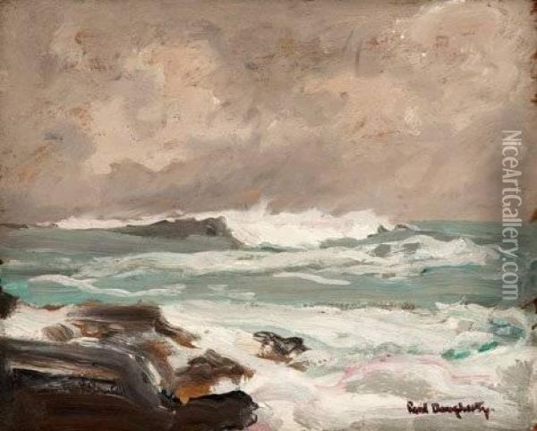 Grey Seas Oil Painting - Paul Dougherty