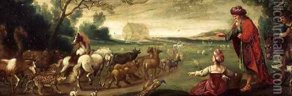 Noahs Ark 2 Oil Painting - Hans III Jordaens