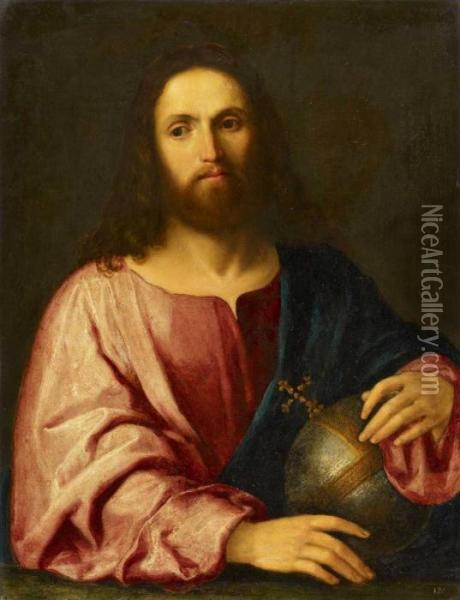 Christus Mit Der Weltkugel Oil Painting - David The Younger Teniers