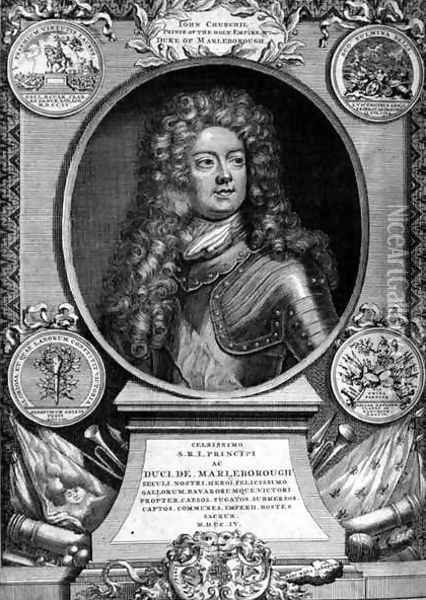 John Churchill, 1st Duke of Marlborough (1650-1722), 1704 Oil Painting - Nicolas Chevalier