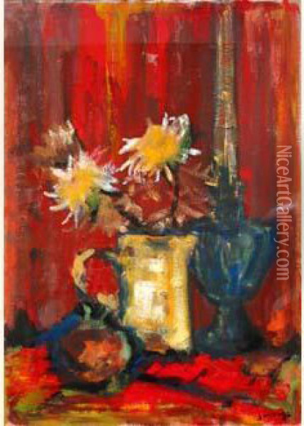 Uet De Fleurs Oil Painting - Jules Monge
