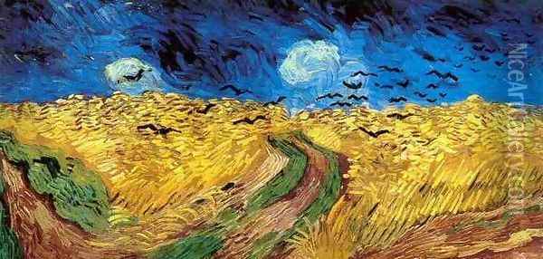 Wheat Field With Crows Oil Painting - Vincent Van Gogh