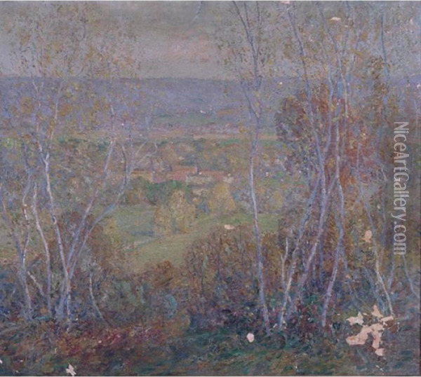 Spring Landscape Oil Painting - Wilson Henry Irvine