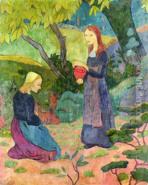 Madeline with the Offering Oil Painting - Paul Serusier