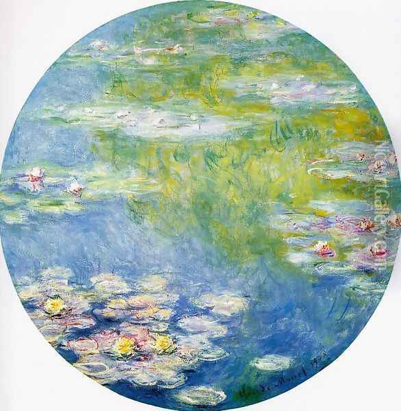 Water-Lilies 18 Oil Painting - Claude Oscar Monet