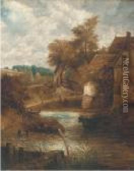 Willy Lott's House Oil Painting - John Constable