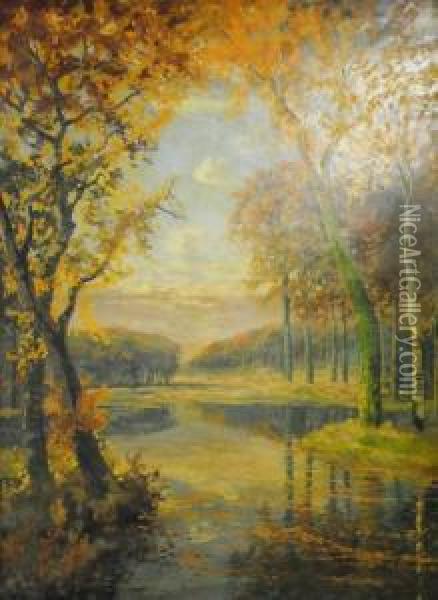 Sous-bois Oil Painting - Willem Charles L. Delsaux