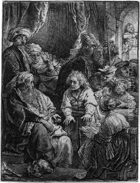 Joseph Seine Traume Erzahlend Oil Painting - Rembrandt Van Rijn