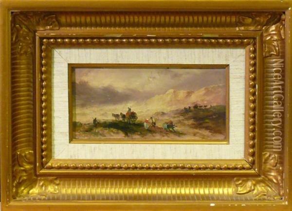 Jordbruk. Oil Painting - S.L. Kilpack