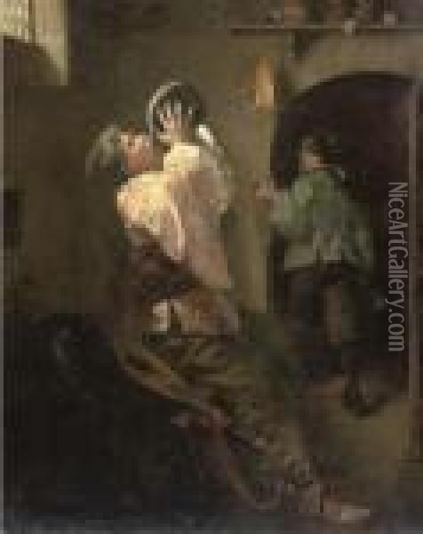 The Drunkard Oil Painting - John Wainwright