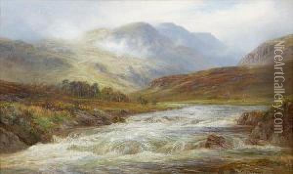 Perthshire Oil Painting - William Lakin Turner