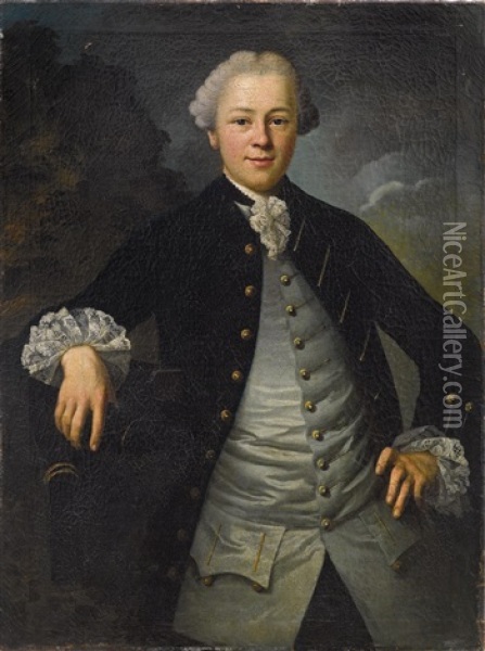 Portrait Of A Man Oil Painting - Anton von Maron