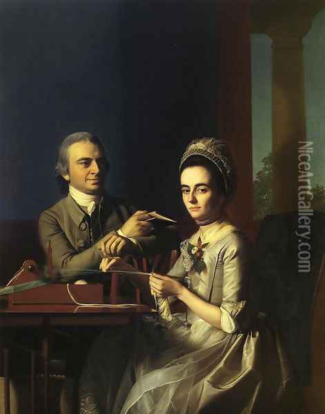Mr. and Mrs Thomas Mifflin (Sarah Morris) Oil Painting - John Singleton Copley