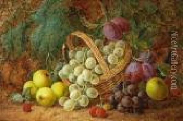 Still-life With Fruit Oil Painting - George Clare