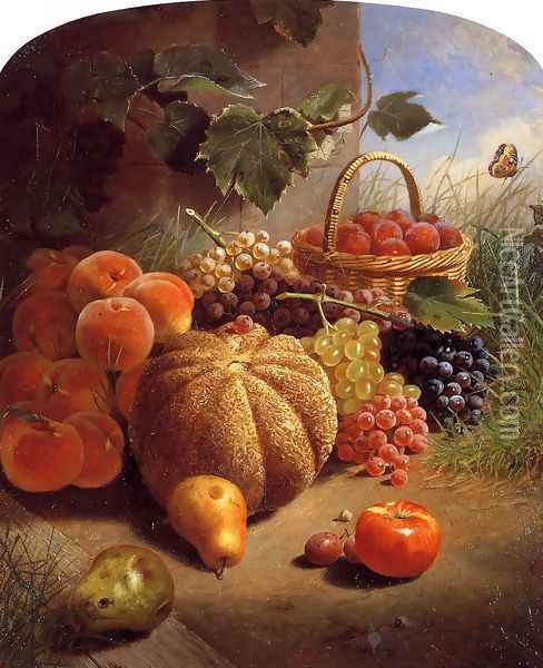 Still Life with Fruit Oil Painting - William Merritt Chase