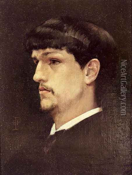 Claude Debussy 1862-1918 1886 Oil Painting - Henri Ludovic Marius Pinta