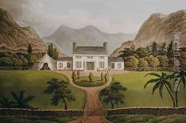 Bonapartes Mal Maison at St Helena Oil Painting - John Hassell