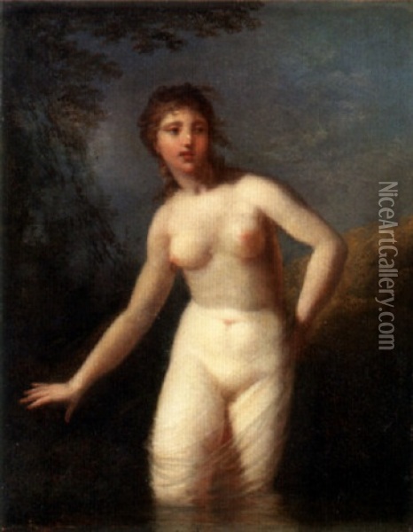 The Bather Oil Painting - Pierre-Paul Prud'hon