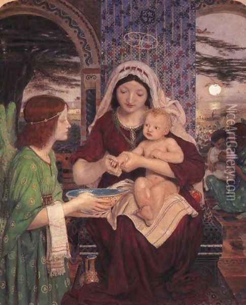 Oure Ladye of Good Children Oil Painting - Ford Madox Brown