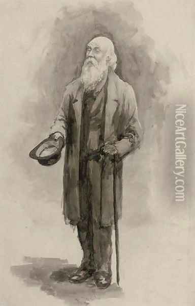 The blind beggar Oil Painting - Richard Dadd
