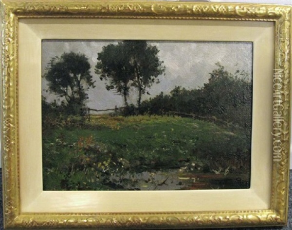 Sommerliche Landschaft Mit Baumen Oil Painting - Willem Cornelis Rip