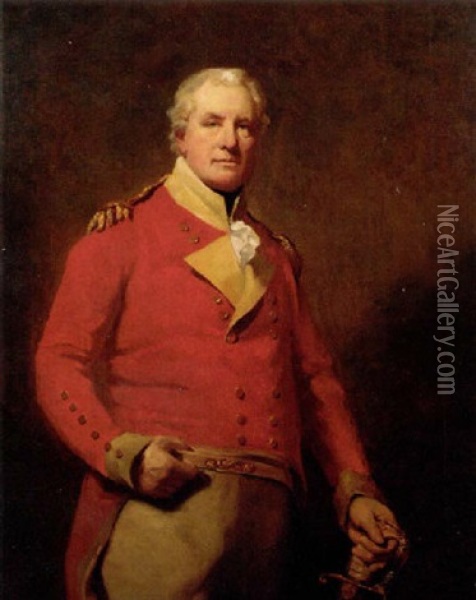 Portrait Of Lieutenant-general Alexander Mackenzie Fraser Of Inverallochy, M.p. In Uniform Oil Painting - Sir Henry Raeburn