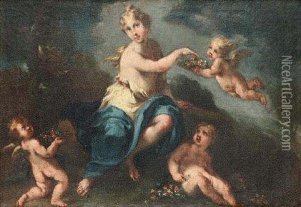 Flora Oil Painting -  Parmigianino (Michele da Parma)