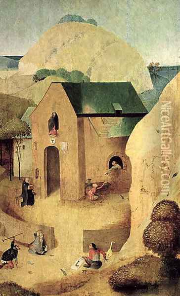 An Antonian Priory Oil Painting - Hieronymous Bosch
