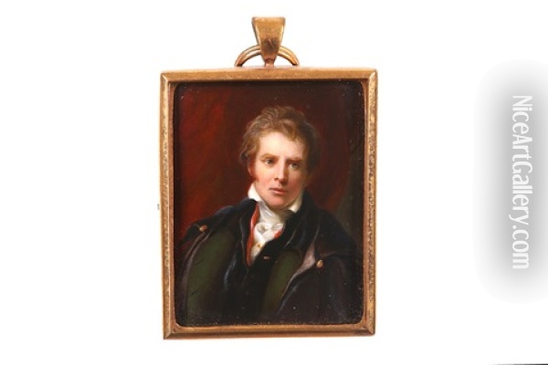 Portrait Miniature Of David Wilkie R.a. (after T. Phillips) Oil Painting - William Essex