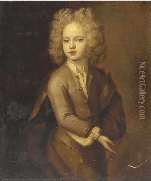 Portrait of a boy Oil Painting - Henri Gascars