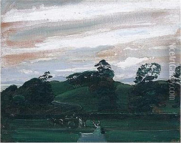 A Ride In The Park Oil Painting - William Nicholson