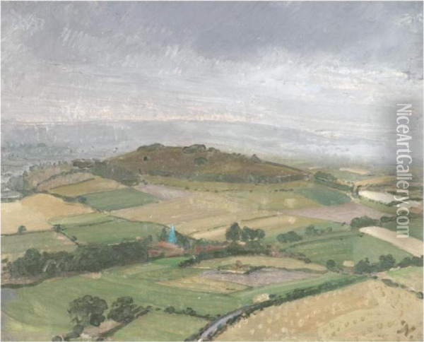 South Harting Oil Painting - William Nicholson