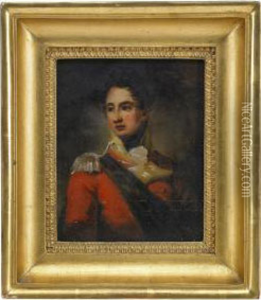 Portratt Av General Etienne Jaques Joseph Alexandre Macdonald Oil Painting - Carl Fredrik Von Breda