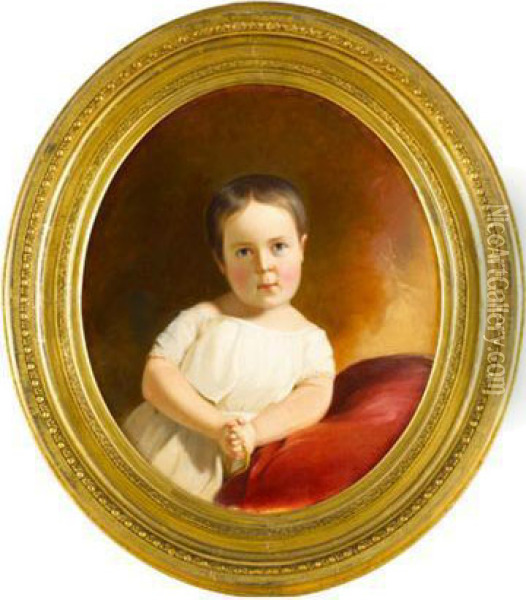 Portrait Of Charlotte Goody Oil Painting - Thomas Sully