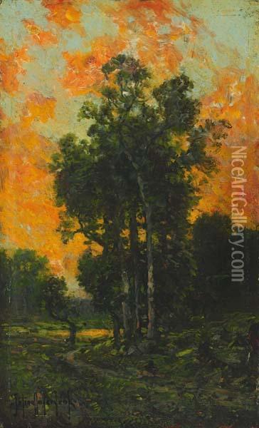 ''dongan Hills-staten Island, New York'' Oil Painting - Julian Onderdonk