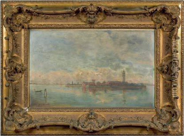Venise Oil Painting - Hippolyte F. Leon Duluard