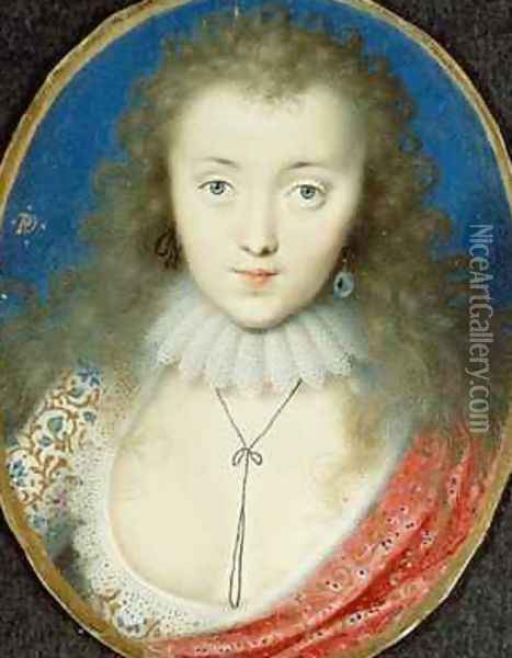 Portrait of a girl probably Venetia Stanley 1600-33 later Lady Digby Oil Painting - Peter Oliver