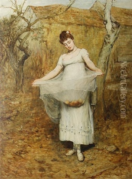 Autumn Oil Painting - Sir William Quiller Orchardson