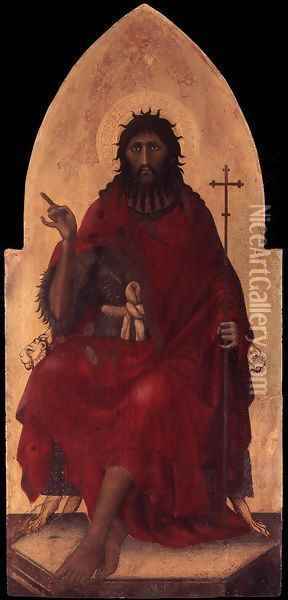 St John the Baptist Oil Painting - Lippo Memmi