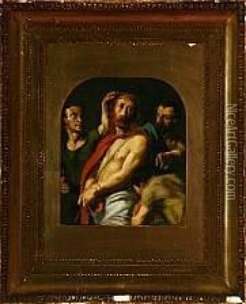 The Thorncrowned Jesus Christ Oil Painting - Leon Cogniet