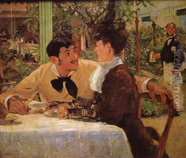 In Père Lathuille Oil Painting - Edouard Manet