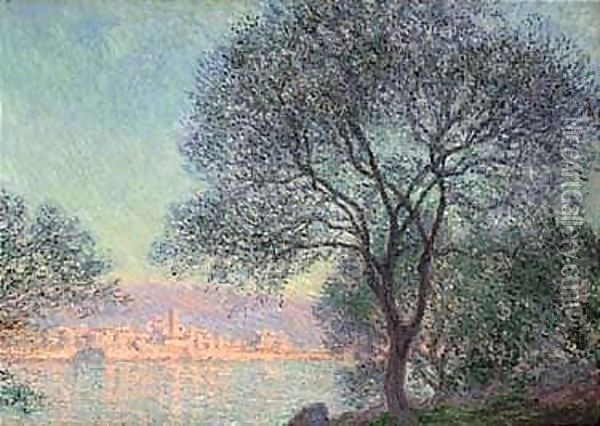 Antibes vue de la salis Oil Painting - Claude Oscar Monet