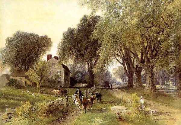 Country Life I Oil Painting - Albert (Fitch) Bellows