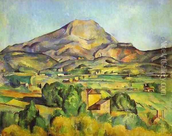 Mount Sainte-Victoire Oil Painting - Paul Cezanne