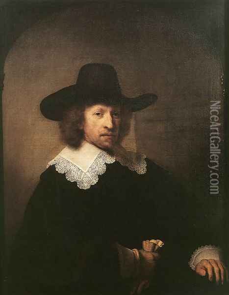 Portrait of Nicolaas van Bambeeck 1641 Oil Painting - Rembrandt Van Rijn