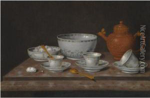 A Still Life Oil Painting - Pieter Gerritsz. van Roestraten