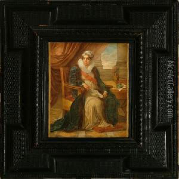 Portrait Of Countess Katerina P Oil Painting - Vincenzo Camuccini